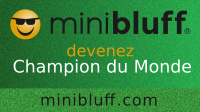 Emilia joue au Minibluff